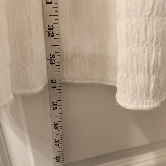 Cato White Mini Dress Short Flutter Sleeves Womens V Neck Size XS #Z537 - Picture 4 of 5